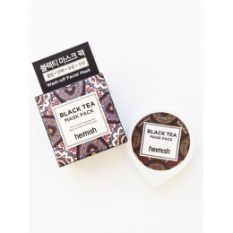 Миниатюра лифтинг-маски против отеков с экстрактом чёрного чая | HEIMISH BLACK TEA MASK PACK 5ML